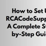 rcacodesupport com setup