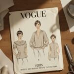 vogue v1825 misses' and misses' petite top pattern