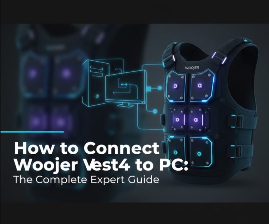 how to connect woojer vest 4 to pc​