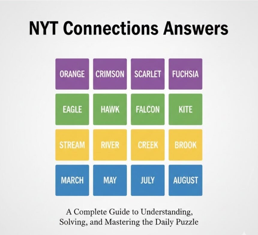 nyt connections answers