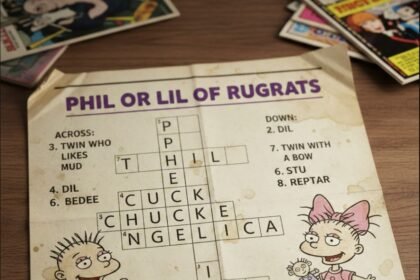 phil or lil of rugrats crossword