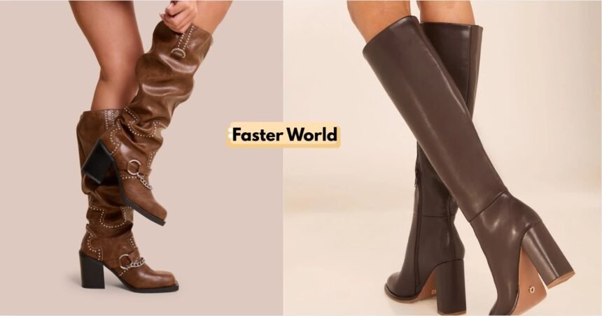 Brown Knee High Boots