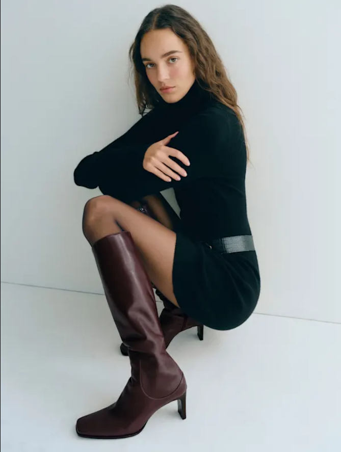 Brown Knee High Boots