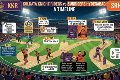 kolkata knight riders vs sunrisers hyderabad timeline