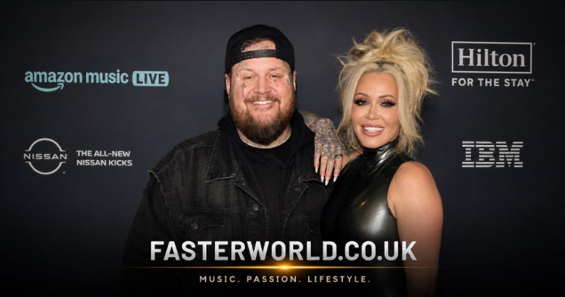 Jelly Roll performing live during a country music concert
