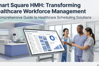 Smart Square HMH scheduling dashboard showing shift calendar for healthcare staff